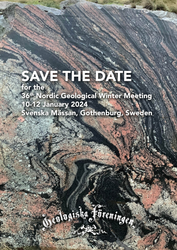 36th Nordic Geological Winter meeting