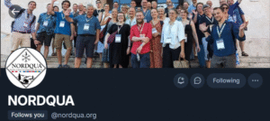 The NORDQUA Bluesky profile page